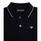 Emporio Armani Polo Mezza Manica Tinta Unita per Bambino 8N4FB3X BLU EMPORIO ARMANI 
