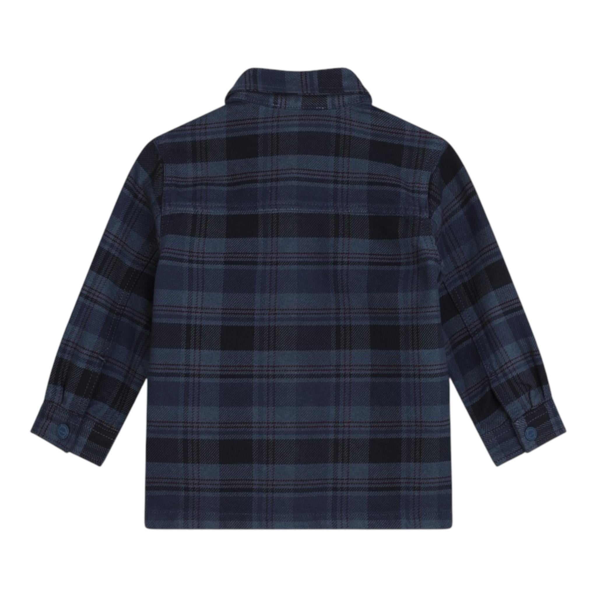 TOMMY HILFIGER camicia manica lunga fantasia quadri Blu per Neonato T60256X BLU TOMMY HILFIGER 