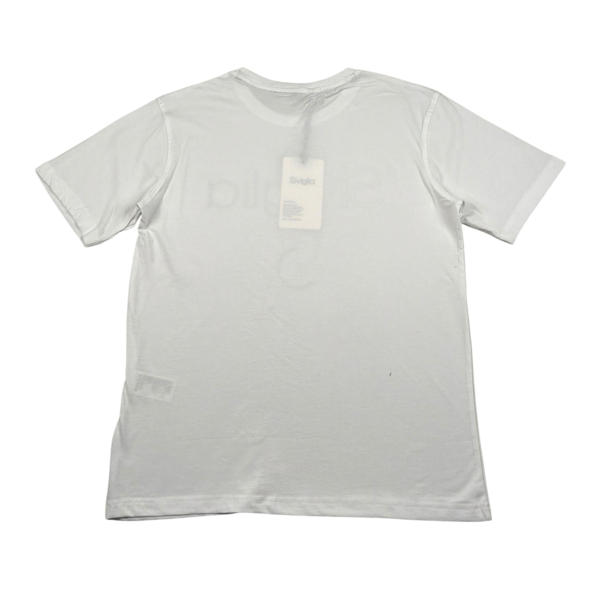 Siviglia T-Shirt Girocollo Tinta Unita con Stampa per Bambino SVJTS17026 BIANCO SIVIGLIA 