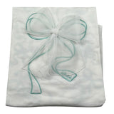 Le Bebe Coperta Tinta Unita con Fantasia Fiocchi per Neonata LBG5615X BIANCO LE BEBE 