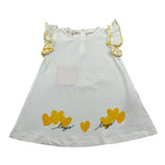 Liu Jo Abito Giromanica tinta unita con Ricami Bianco per Neonata KA3187 BIANCO LIU JO 