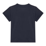 Guess T-Shirt Gircollo Tinta Unita con Stampa per Neonato I5RI03I3Z14X BLU GUESS 