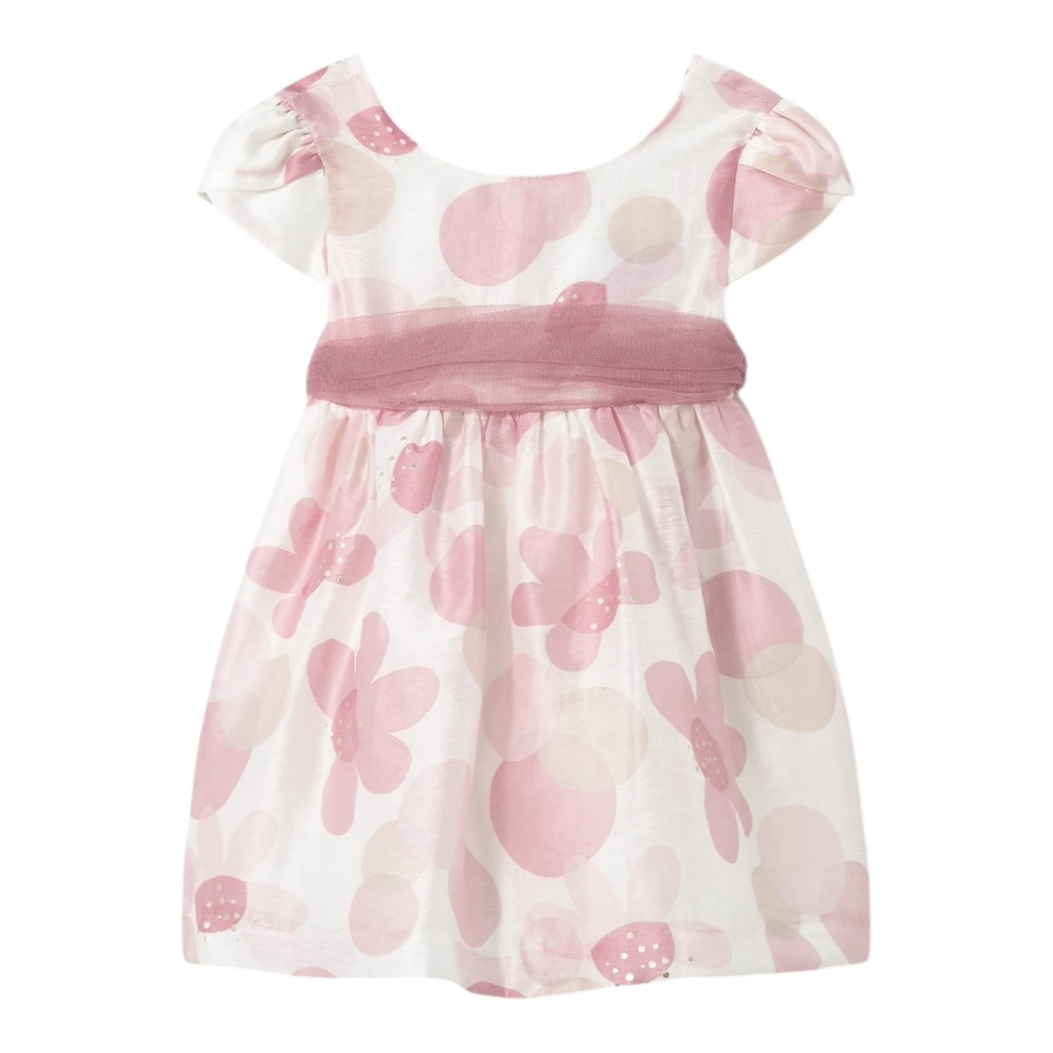 Mayoral Abito Giromanica Stampa Fantasia per Neonata 1905X ROSA MAYORAL 