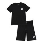 John Richmond Completo 2 Pezzi T-Shirt-Bermuda Tinta Unita per Neonato RBP25134CJX NERO JOHN RICHMOND 