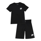 John Richmond Completo 2 Pezzi T-Shirt-Bermuda Tinta Unita per Neonato RBP25134CJX NERO JOHN RICHMOND 
