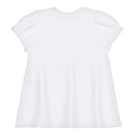 Moschino Abito Mezza Manica Tinta Unita con Stampa per Neonata MDV0CNN BIANCO MOSCHINO 
