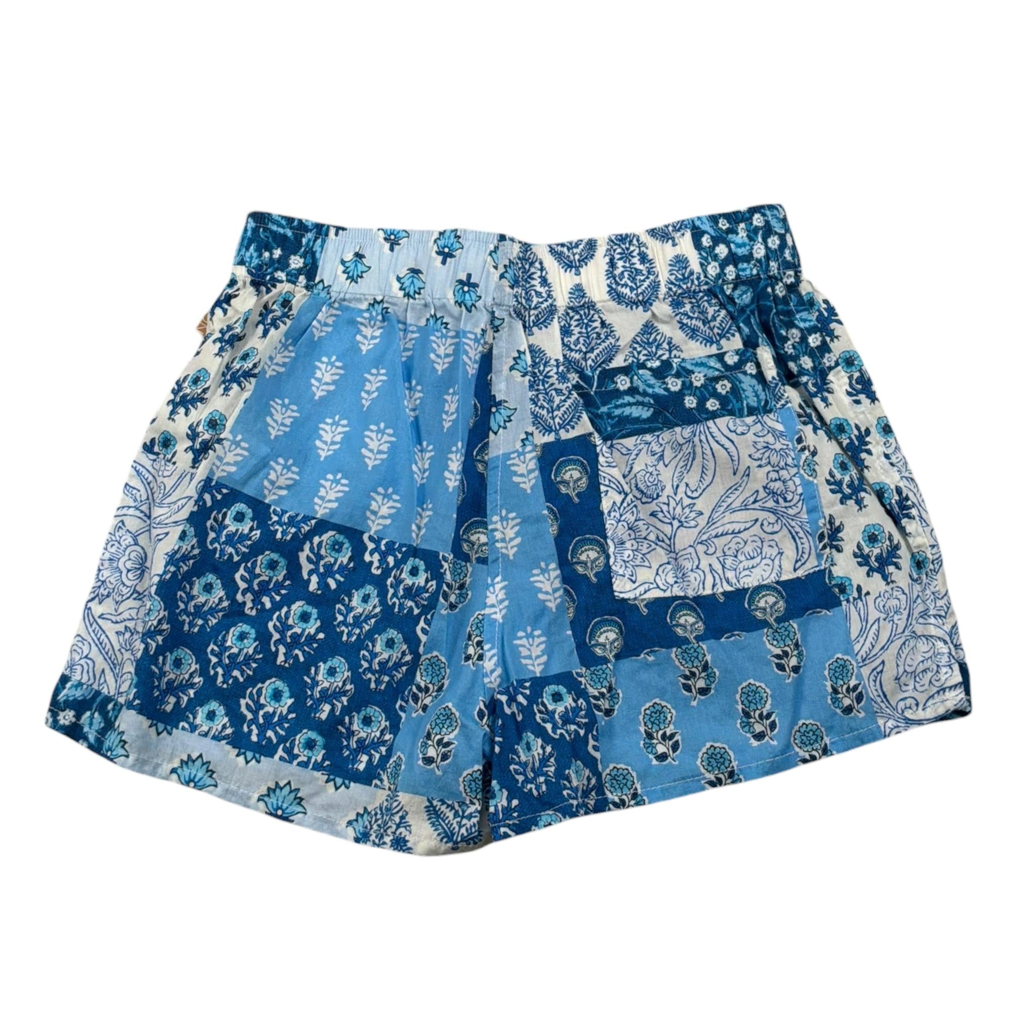 Saint Barth Short Stampa Fantasia con Elastico In Vita per Bambina BXY00100 BLU SAINT BARTH 