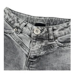 Marc Ellis Short In Denim Tinta Unita per Bambina JMJS00090 GRIGIO MARC ELLIS 