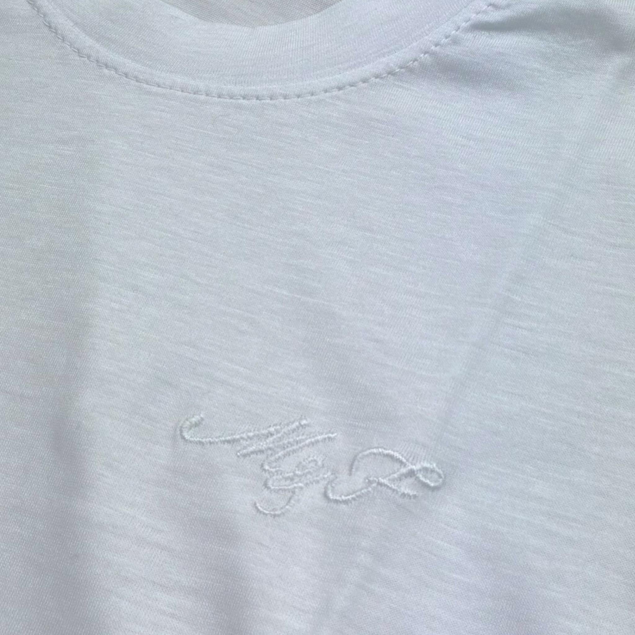 Manuel & Frank T-Shirt Girocollo Tinta Unita per Bambino MF7372N BIANCO MANUEL & FRANK 