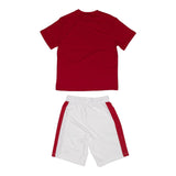 Emporio Armani 2 Piece Set T-Shirt-Bermuda Two-Tone White/Red For Newborns