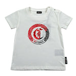 Just Cavalli T-Shirt Girocollo Tinta Unita con Stampa per Neonato JIP26065TS BIANCO JUST CAVALLI 