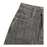 TO be too gonna in denim tinta unita con brillantini Grigio per Bambina TFBF24G632 GRIGIO TO be too 