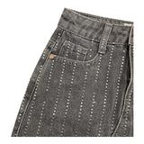 TO be too gonna in denim tinta unita con brillantini Grigio per Bambina TFBF24G632 GRIGIO TO be too 