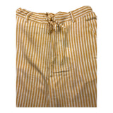 Paolo Pecora Bermuda Solid Color With White Striped Pattern For Boys