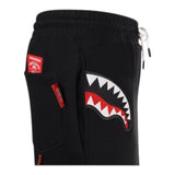 Sprayground Bermuda In Tuta Tinta Unita con Stampa per Bambino SPY1036BLK NERO SPRAYGROUND 