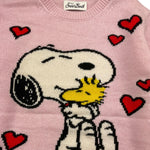 SAINT BARTH maglia girocollo tinta unita con stampa Rosa per Bambina PEANUTSS ROSA SAINT BARTH 
