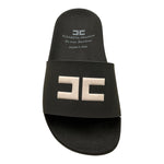 Elisabetta Franchi Ciabatte Tinta Unita con Logo per Bambina F3A0E0074 NERO ELISABETTA FRANCHI 