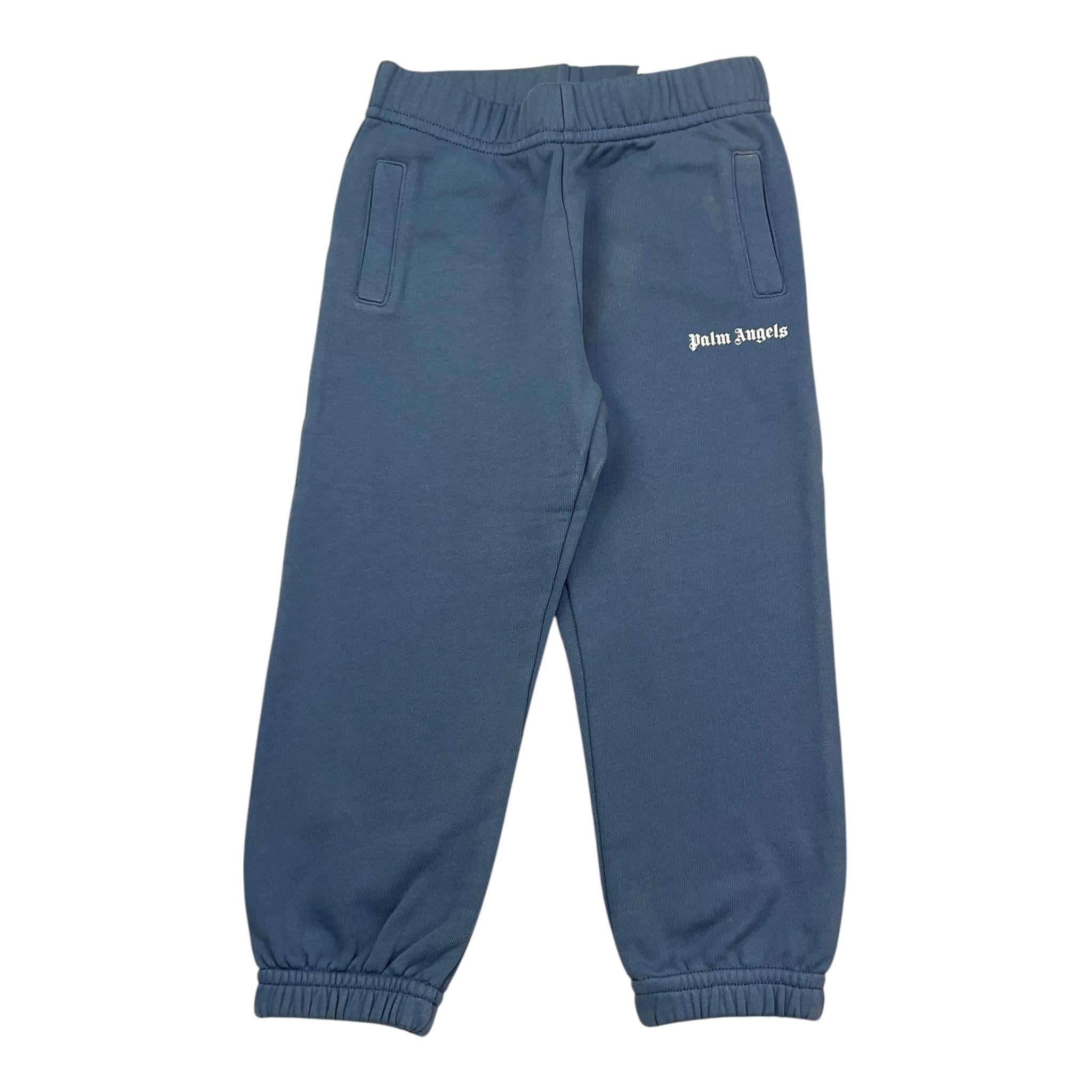 Palm Angels Pantalone Modello Tuta Tinta Unita con Elastico In Vita per Neonata PBXD003S24 BLU PALM ANGELS 