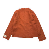 @Madilly Rust Solid Color Jacket For Kids