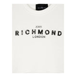 JOHN RICHMOND felpa tinta unita girocollo con stampa Bianco per Neonata RGA24053FEX BIANCO JOHN RICHMOND 