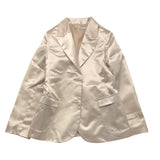 Hinnominate Beige Button Down Jacket For Girls