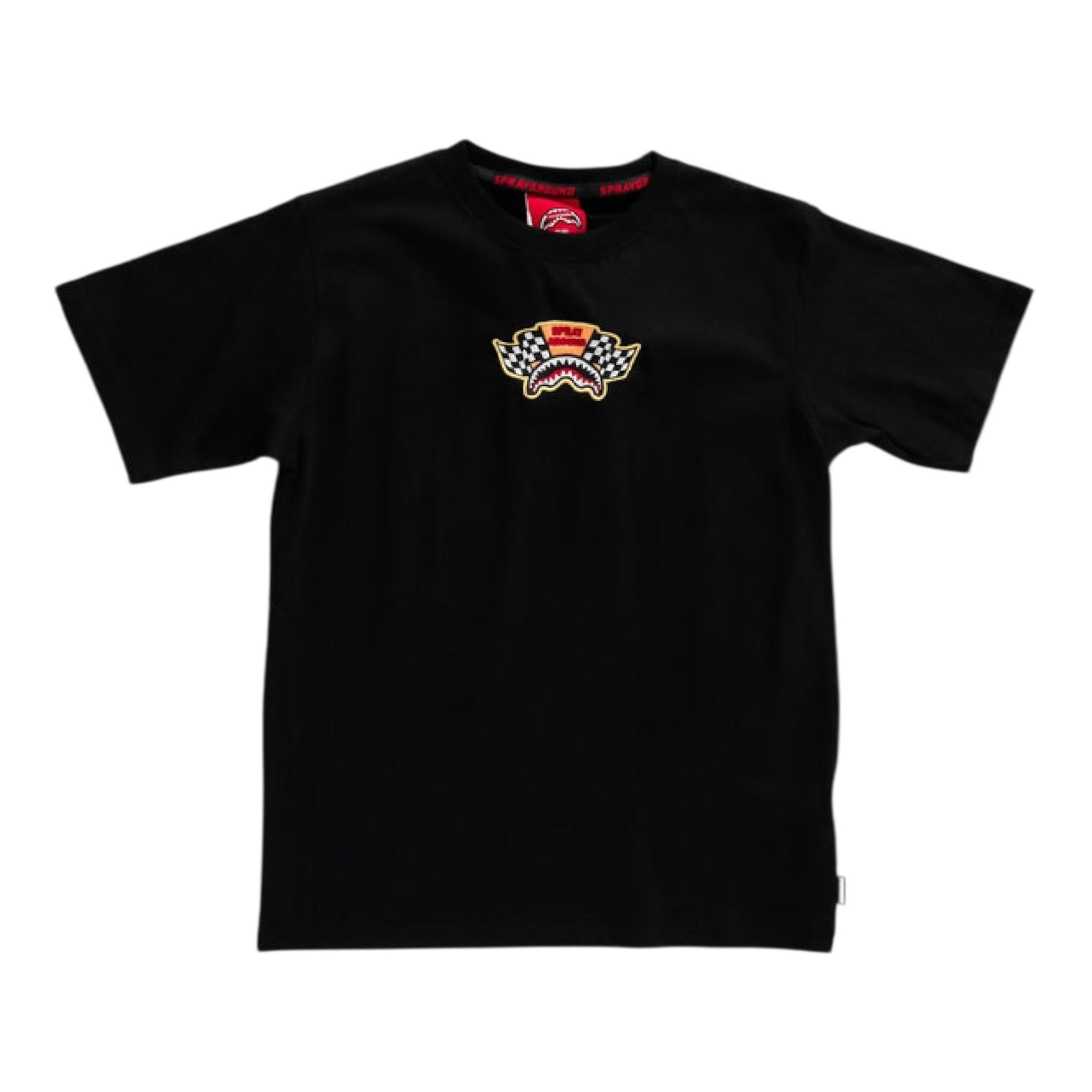Sprayground T-Shirt Girocollo Tinta Unita per Bambino SPY1056BLK NERO SPRAYGROUND 