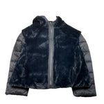 REFRIGUE giubbino reversibile con zip e cappuccio Nero per Bambina FHIEJF NERO REFRIGUE 