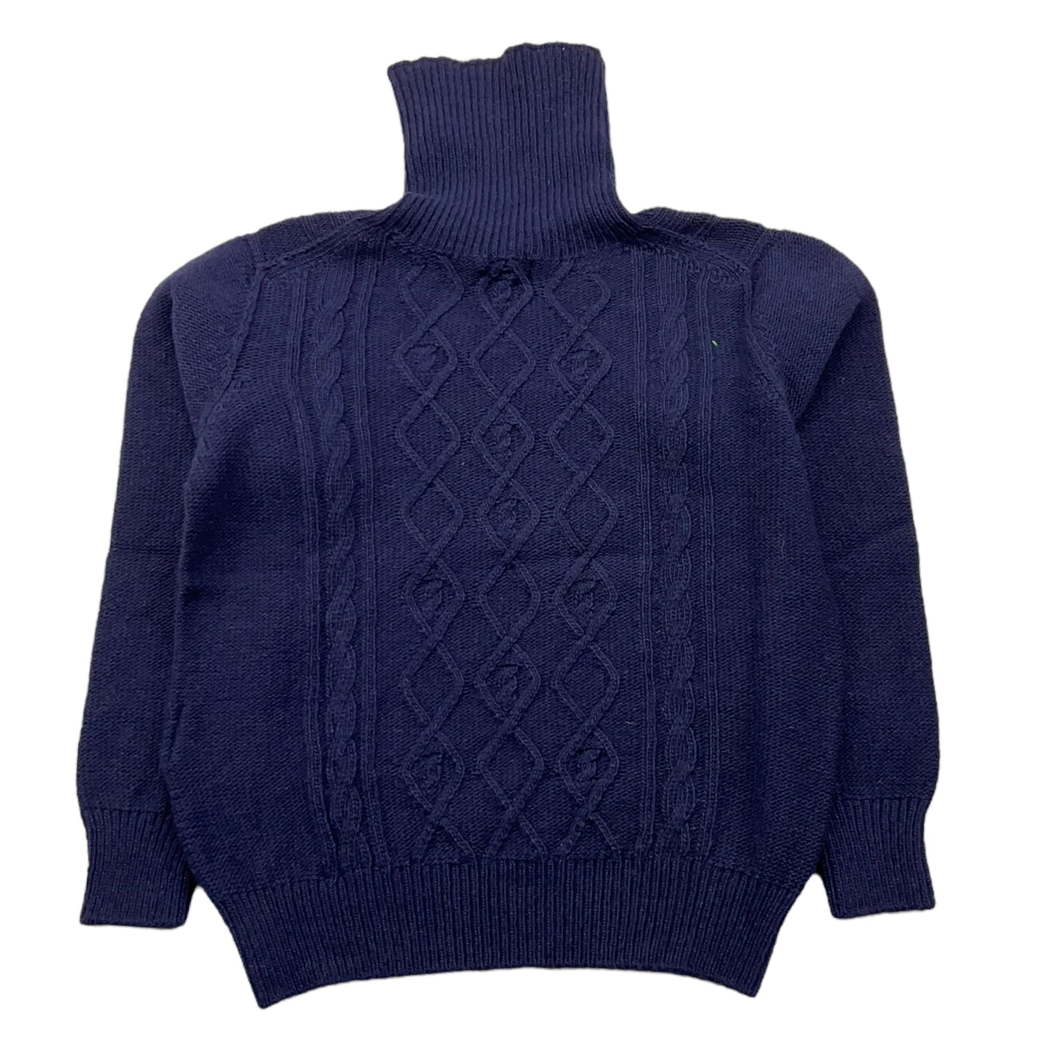 OFFICINA MILANESE maglia tinta unita collo alto Blu per Bambino 34NK664 BLU OFFICINA MILANESE 