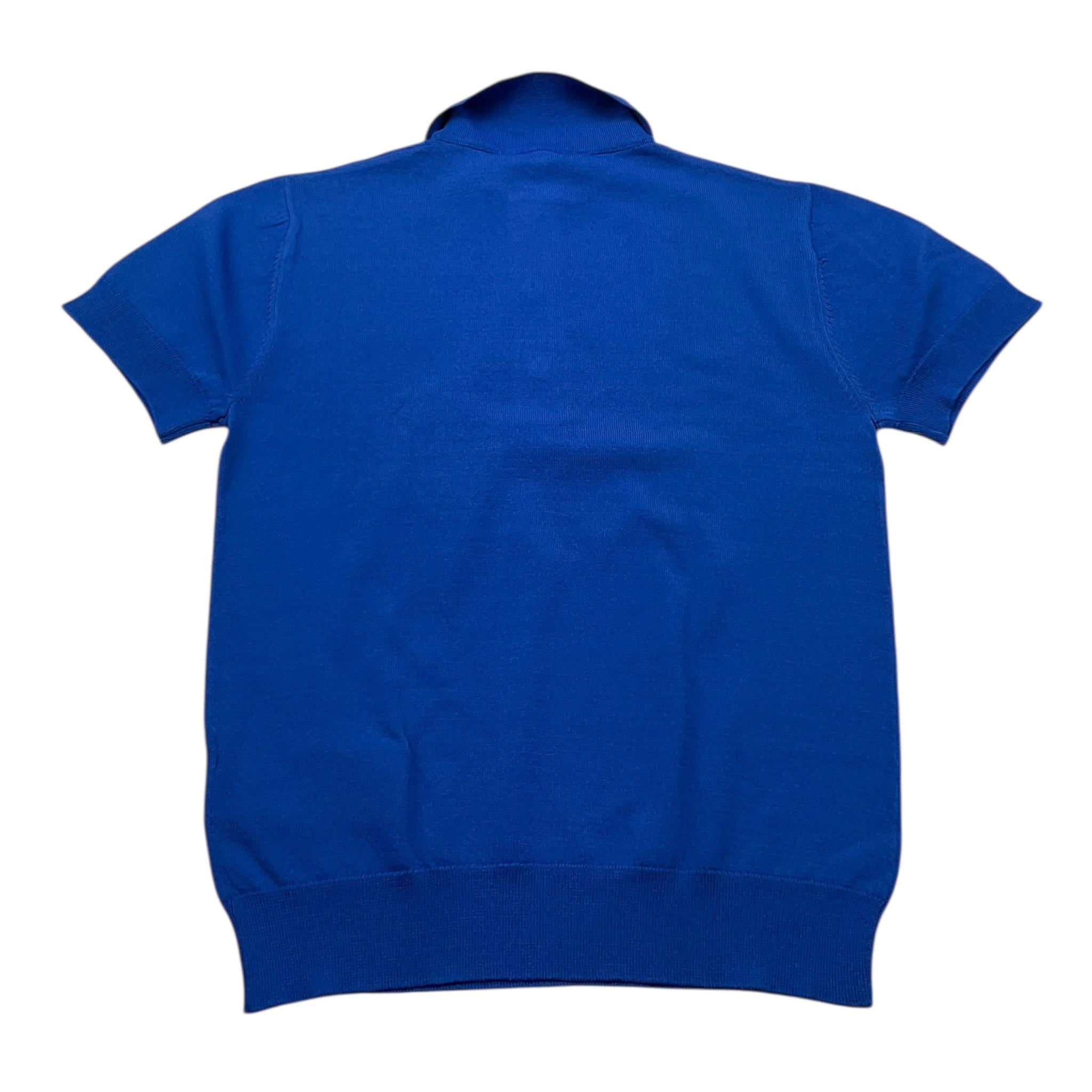 Manuel Ritz Polo Mezza Manica Tinta Unita per Bambino MR2986 COBALTO MANUEL RITZ 