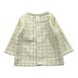 YATSI BABY maglia in velluto tinta unita con stampa Verde per Neonato 24200209 VERDE YATSI BABY 
