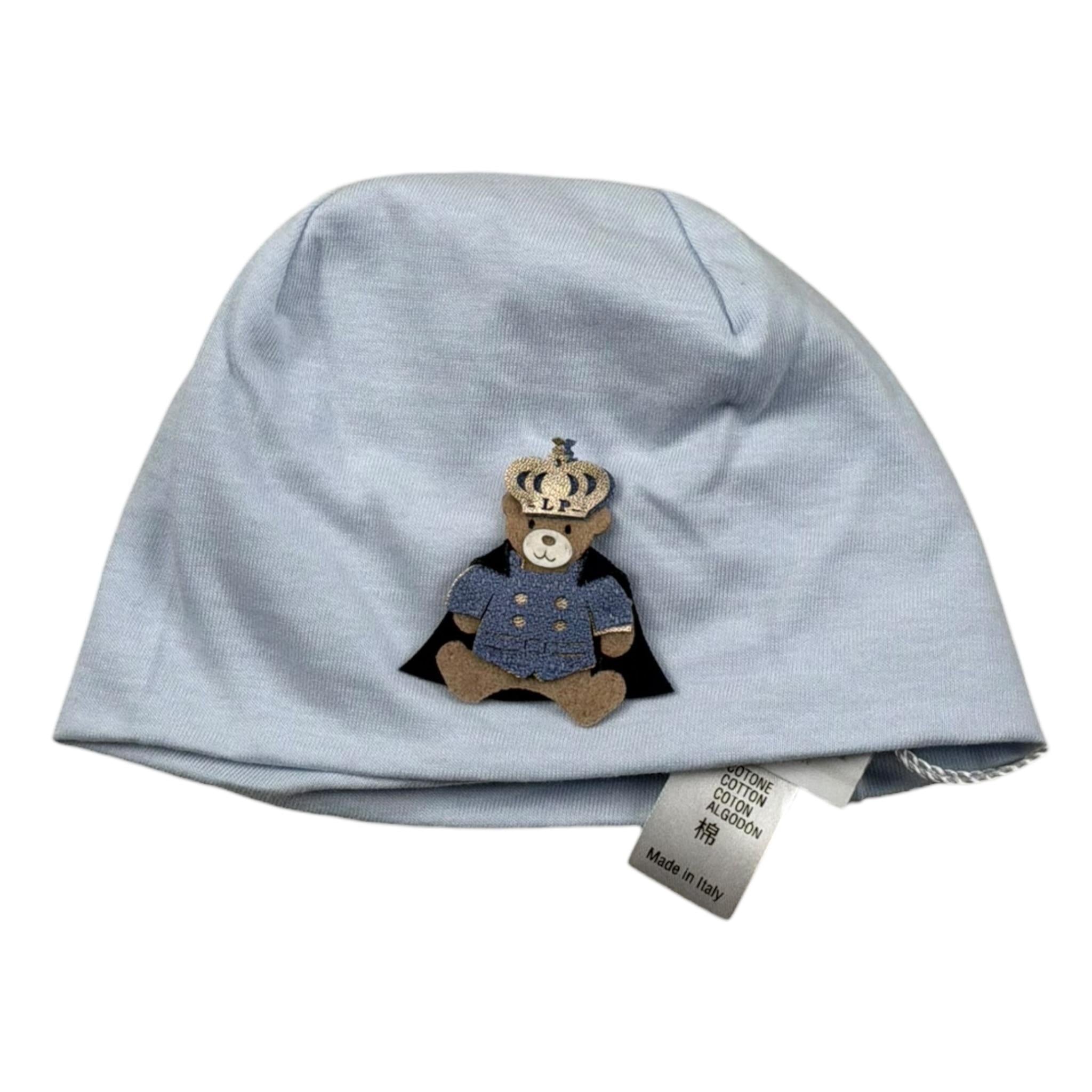 La Perla Cappello tinta unita con Applicazione Azzurro per Neonato 73662 AZZURRO LA PERLA 