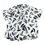 Please Camicia Tinta Unita con Stampa per Neonato CC80364B71 BIANCO PLEASE 