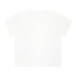 Stella Mccartney T-Shirt Girocollo Tinta Unita con Stampe Rana per Neonato TW8541 BIANCO STELLA McCARTNEY 