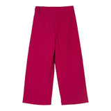 SIMONETTA pantalone tinta unita modello palazzo Fuxia per Bambina SV6A60 FUXIA SIMONETTA 