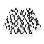 MARNI felpa tinta unita girocollo con stampa Bianco/nero per Neonato M00880 BIANCO/NERO MARNI 