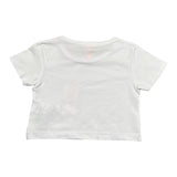 Losan T-Shirt Modello Crop Girocollo Tinta Unita per Bambina LJGAP0103 BIANCO LOSAN 
