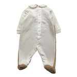 MARLU' tutina bicolore con stampa Bianco per Neonato IB5614X BIANCO MARLU' 