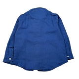 Manuel Ritz Camicia Manica Lunga Tint Unita Blu per Bambino MR30833J BLU MANUEL RITZ 