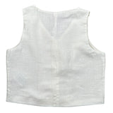 Kaos Gilet Tinta Unita per Bambina KS203 BEIGE KAOS 