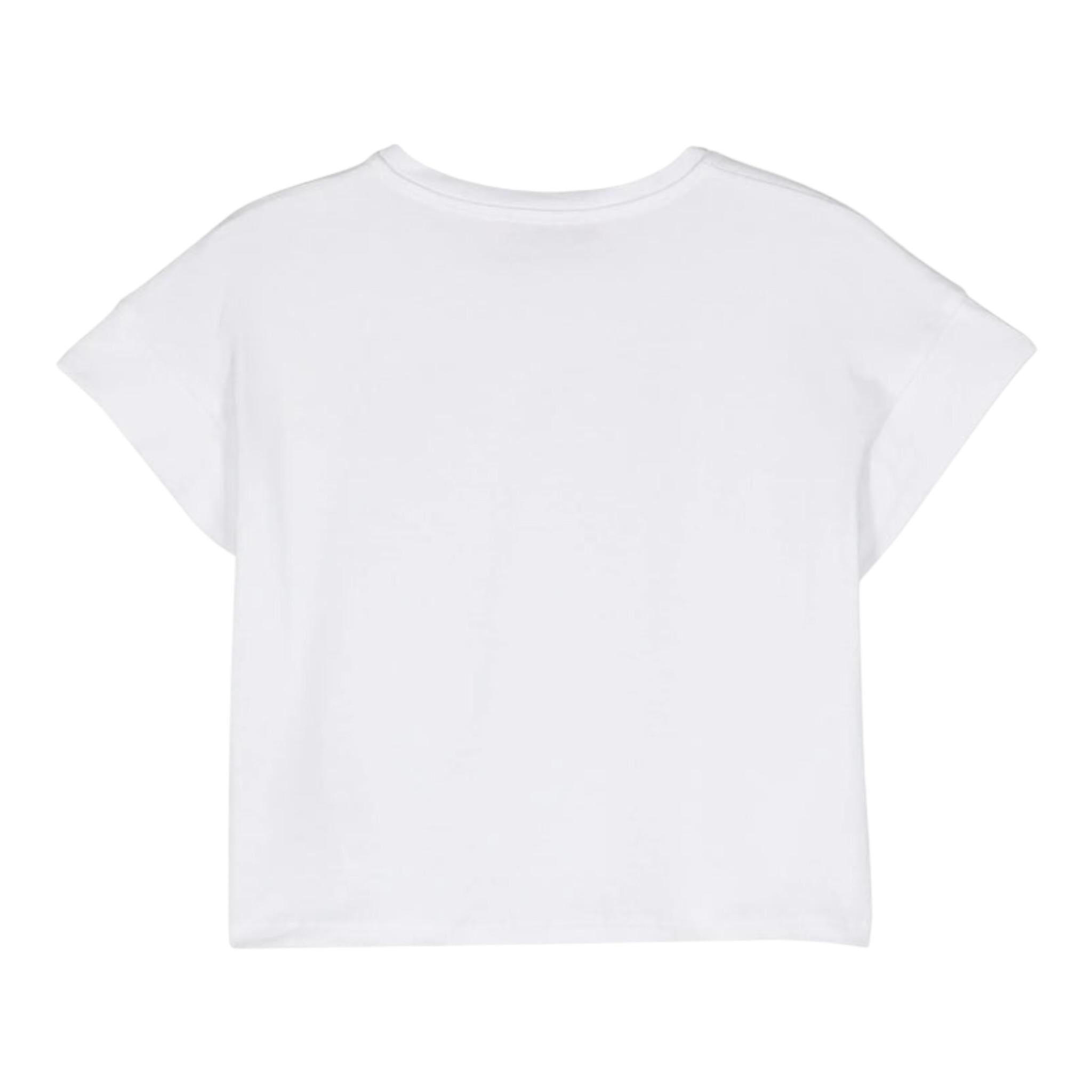 The North Face T-Shirt tinta unita con Stampa Bianco per Bambina DQ2728 BIANCO THE NORTH FACE 