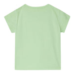Liu Jo T-Shirt Girocollo Tinta Unita con Brillantini per Bambina KA5081XX VERDE LIU JO 