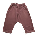 TEDDY E MINOU pantalone tinta unita con elastico in vita Viola per Neonata I24PT007V6014 VIOLA TEDDY E MINOU 