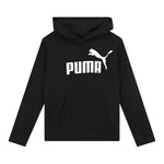 PUMA felpa tinta unita con cappuccio e stampa logo Nero per Bambino 586965 NERO PUMA 