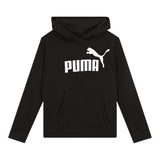 PUMA felpa tinta unita con cappuccio e stampa logo Nero per Bambino 586965 NERO PUMA 