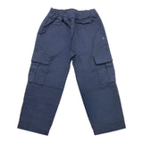 Dondup Solid Color Trousers With Pockets And Elastic Waistband Blue For Boys
