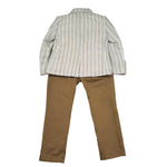 Jeckerson Completo 4 Pezzi Giacca-Camicia-Pantalone-Papillon per Bambino JB4061 BEIGE JECKERSON 
