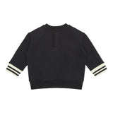 EMPORIO ARMANI felpa girocollo tinta unita con stampa Blu per Bambino 6DHMJ7XJ BLU EMPORIO ARMANI 