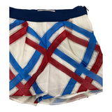 Simonetta Short Solid Color With White Pattern For Girls