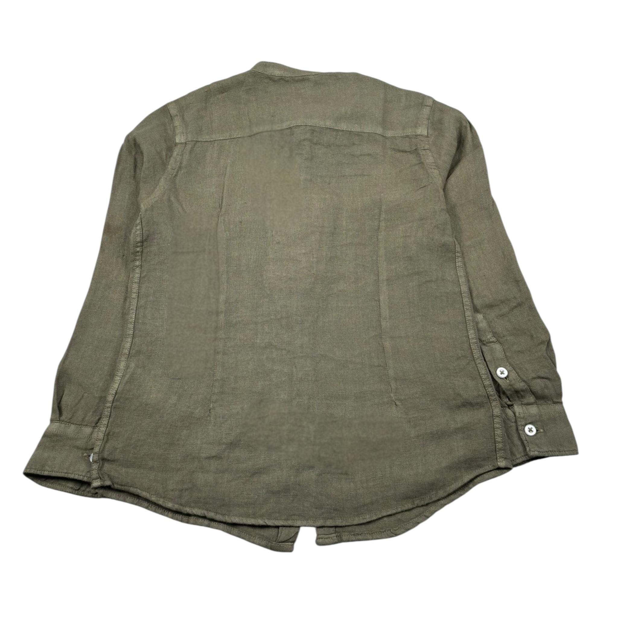 Manuel Ritz Camicia Manica Lunga Tinta Unita per Bambino MR2576 VERDE MANUEL RITZ 