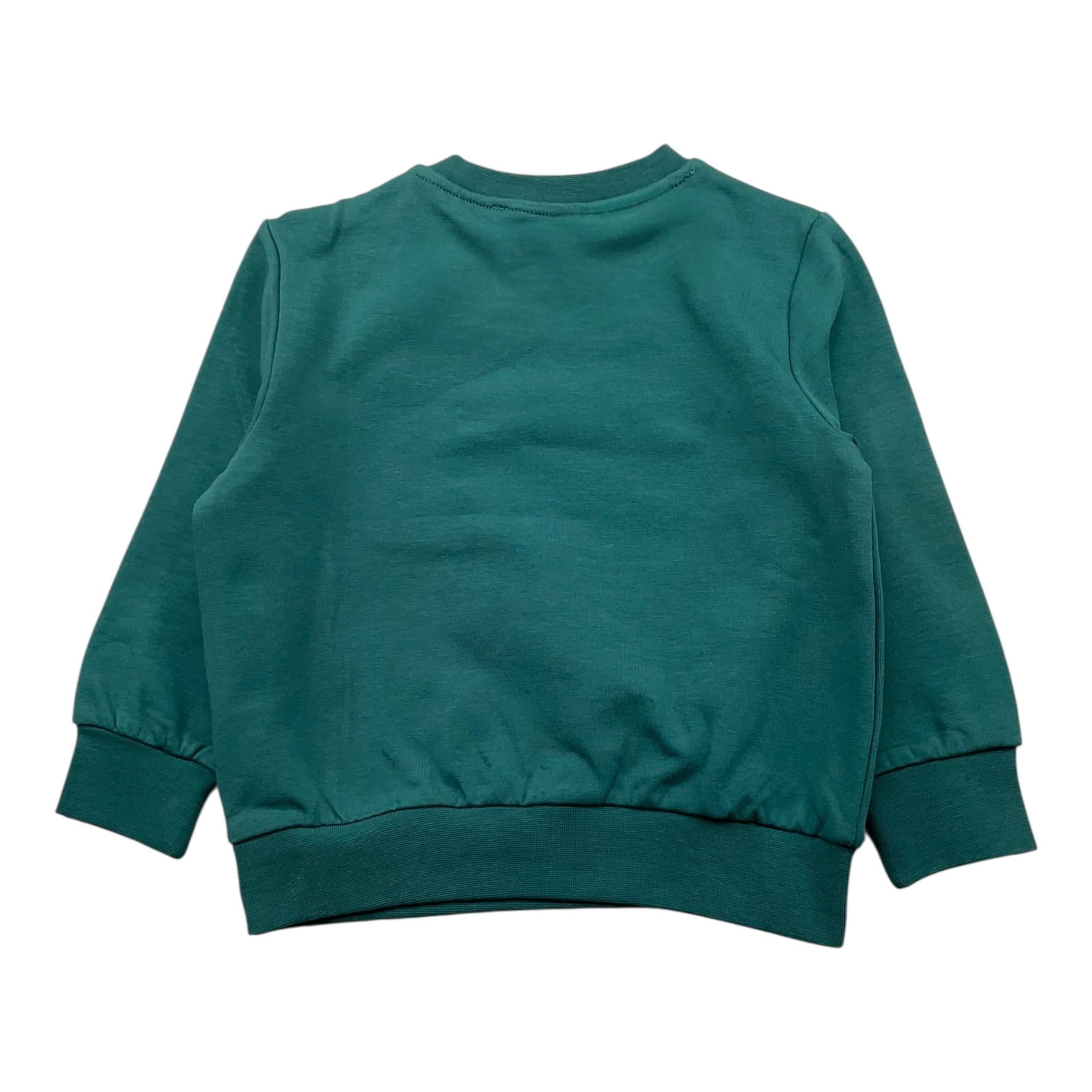 ICEBERG completo tuta 2pz bicolore felpa-pantalone Verde/blu per Neonato CFICE5300NBX VERDE/BLU ICEBERG 